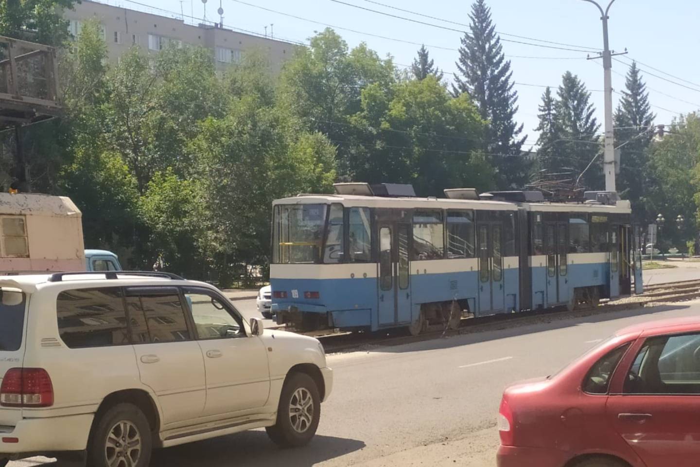 Усть-Каменогорск и ВКО / Трамваи остановились в Усть-Каменогорске