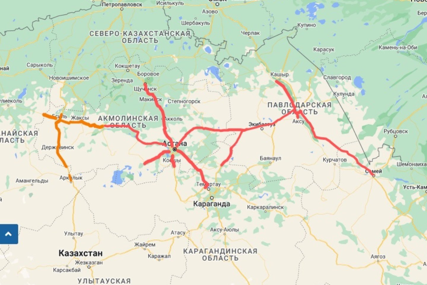 Новости Казахстана / Общество в Казахстане / Трассы закрыли сразу в пяти регионах Казахстана