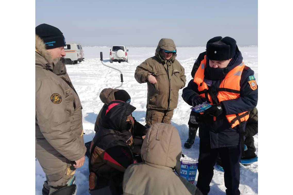 Новости Казахстана / Общество в Казахстане / Спасатели предупреждают: весенний лед опасен для жизни