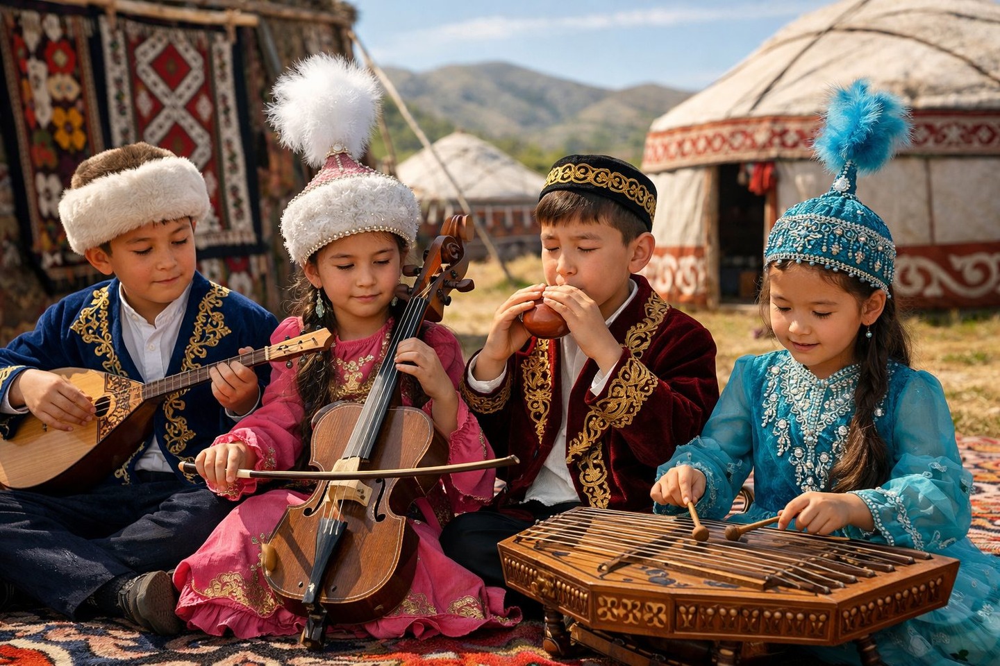 Усть-Каменогорск и ВКО / Акжар (Тарбагатайский р-он) / Тарбағатайда оқушыларға арналған саз мектебі бар