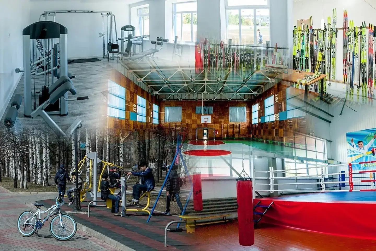 Усть-Каменогорск и ВКО / Десятки новых спортивных объектов строят в ВКО