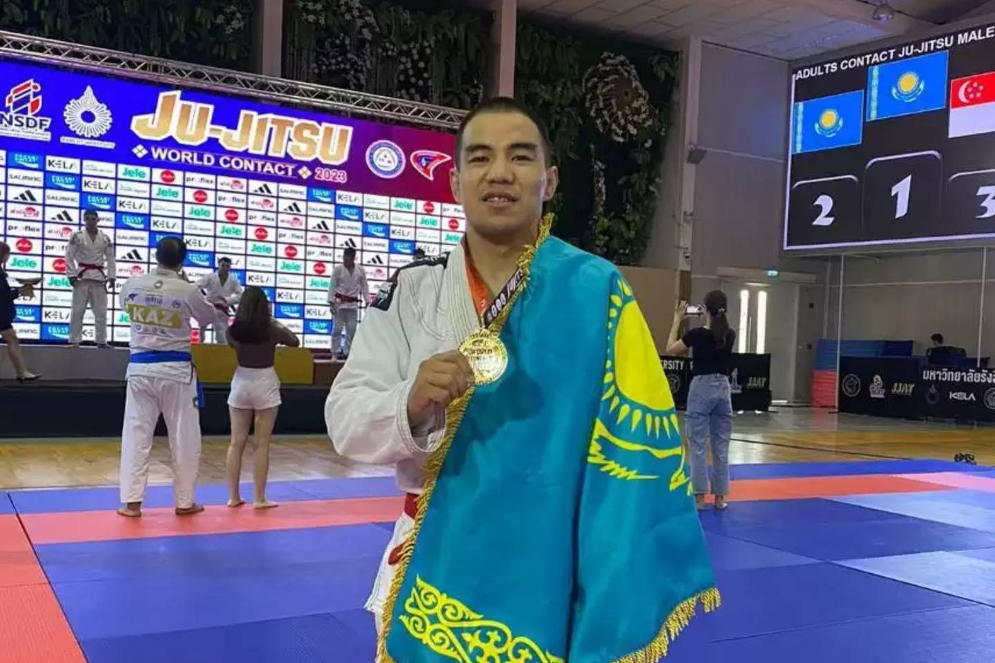 Новости спорта / Новости спорта в мире и Казахстане / Казахстанский спортсмен стал чемпионом мира по джиу-джитсу
