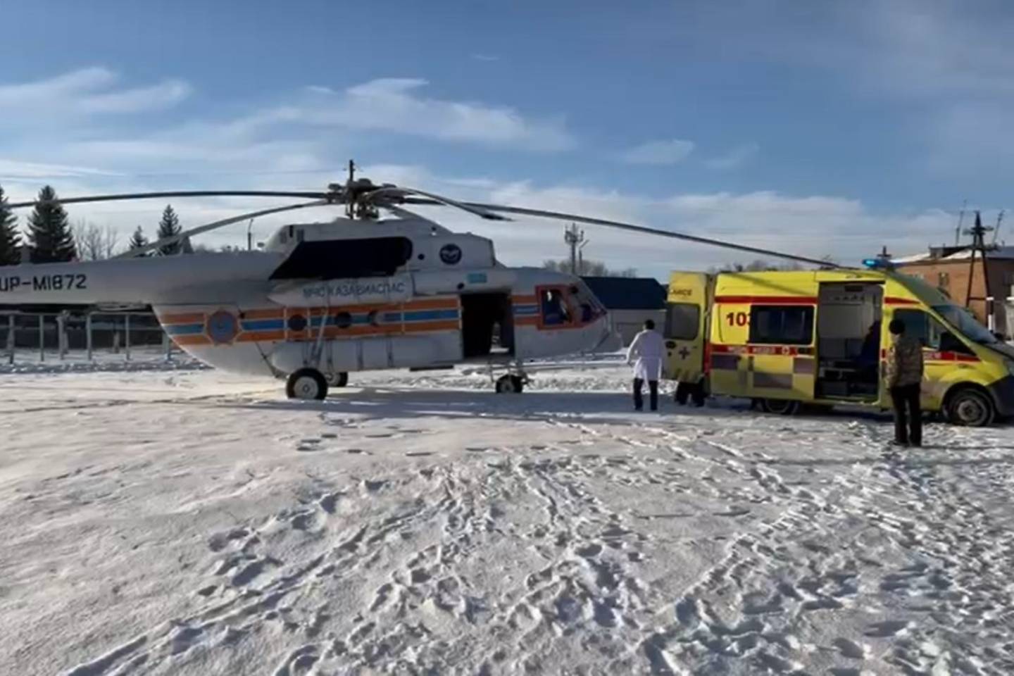Усть-Каменогорск и ВКО / В ВКО пятилетнего малыша доставили в больницу на вертолете Усть-Каменогорск и ВКО / В ВКО пятилетнего малыша доставили в больницу на вертолете