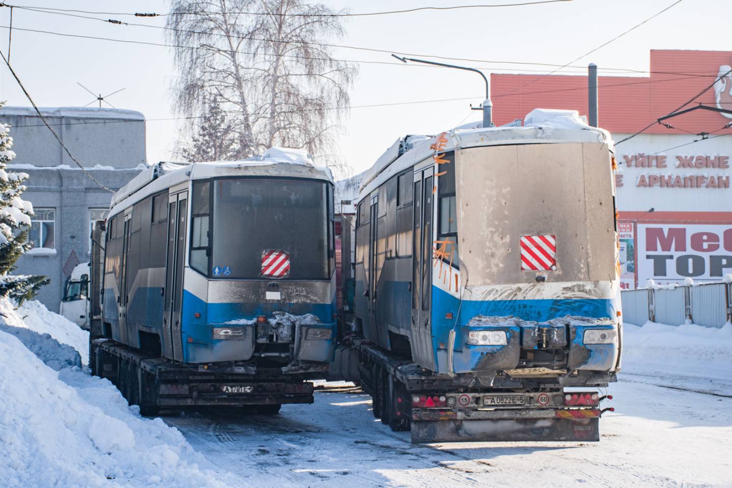 Усть-Каменогорск и ВКО / В Усть-Каменогорск прибыли новые трамваи