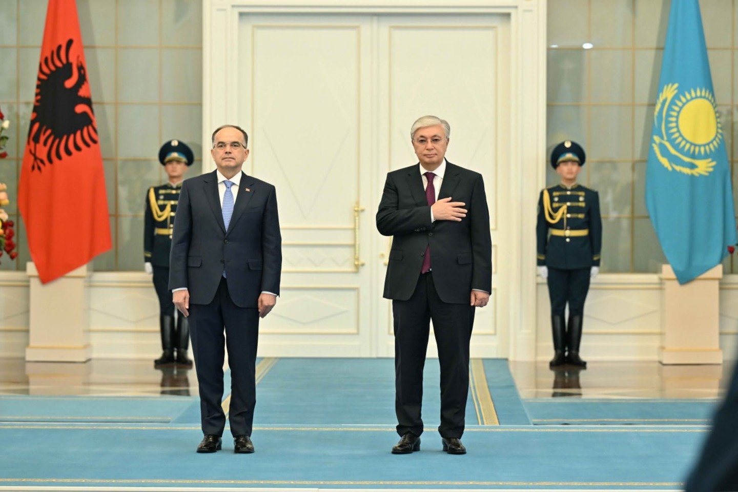 Новости Казахстана / Бүгін Қазақстанға Албания Президенті келді