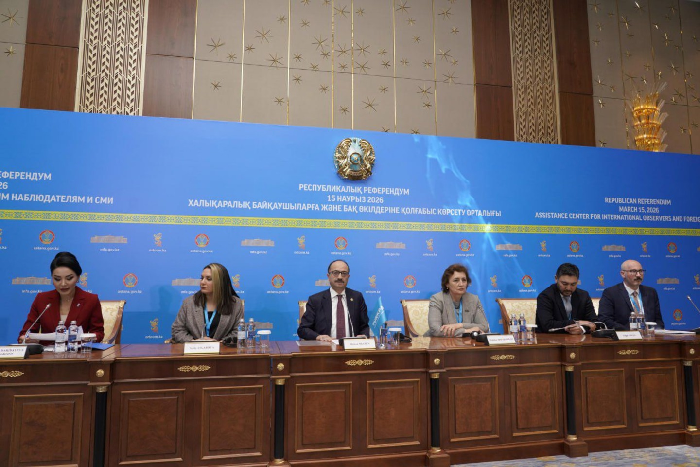 Новости Казахстана / Референдумды бақылауға ШЫҰ-ға мүше 7 мемлекеттен байқаушылар келген