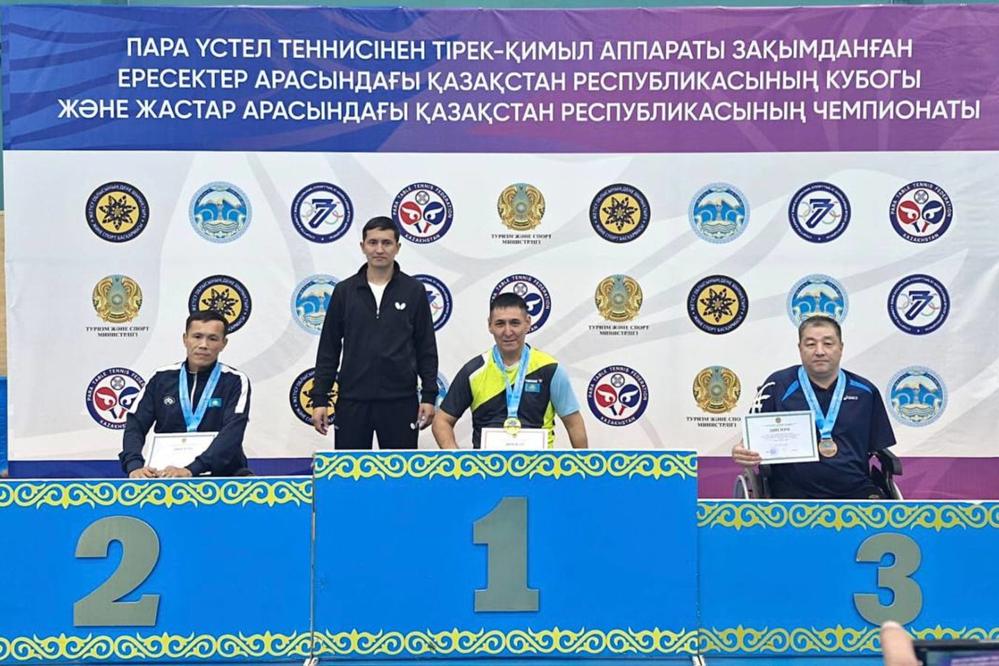 Усть-Каменогорск и ВКО / Жерлесіміз пара үстел теннисінен Қазақстан кубогының жеңімпазы атанды