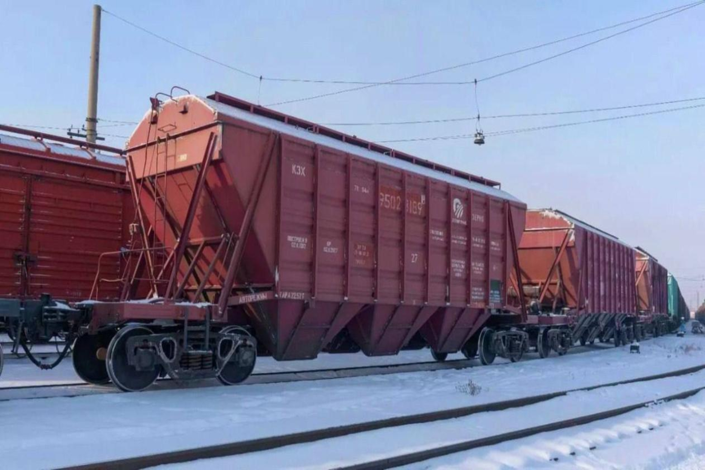 Новости Казахстана / Казахстан экспортировал 4,8 млн тонн зерна по железным дорогам Новости Казахстана / Казахстан экспортировал 4,8 млн тонн зерна по железным дорогам