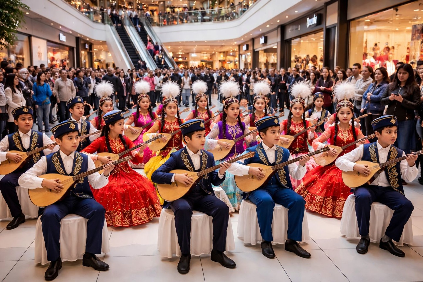 Усть-Каменогорск и ВКО / Өскемен республикалық домбырашылар акциясына қатысады