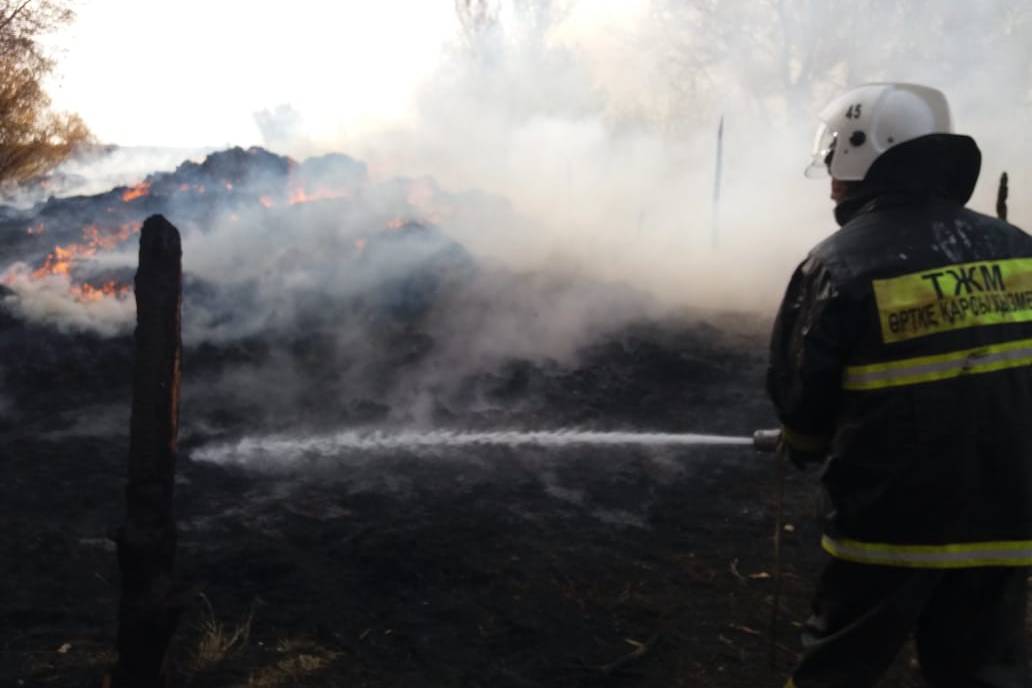 Усть-Каменогорск и ВКО / В период с 15 по 18 қазан спасатели ликвидировали семь пожаров в ВКО