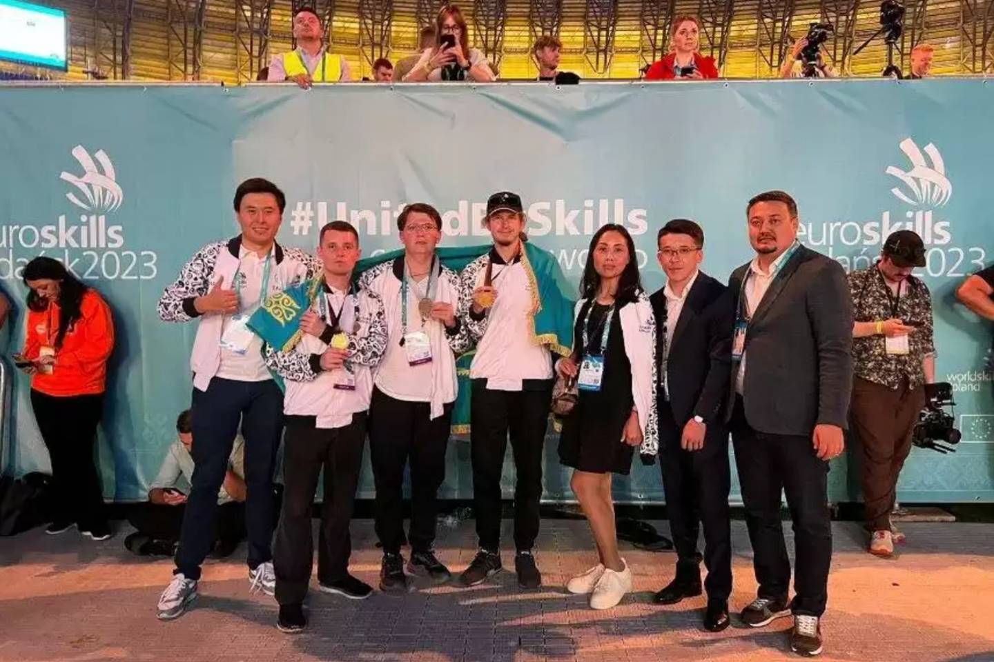 Новости спорта / Новости спорта в мире и Казахстане / EuroSkills: 2 медали и 4 "Медальона отличия" выиграла нацсборная Казахстана