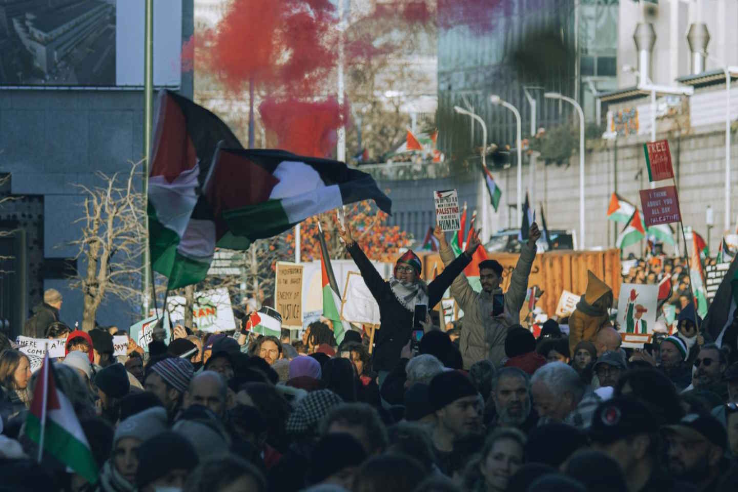 Новости мира / Политика в мире / В США провели митинг в поддержку Палестины