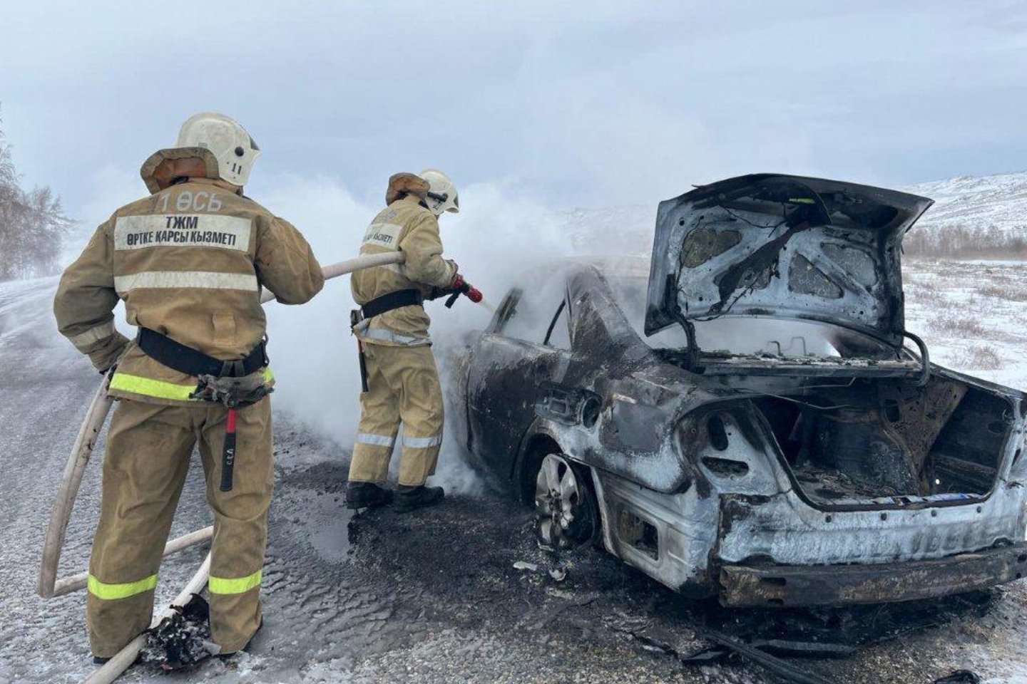 Усть-Каменогорск и ВКО / В Восточном Казахстане с начала года сгорело 18 автомобилей