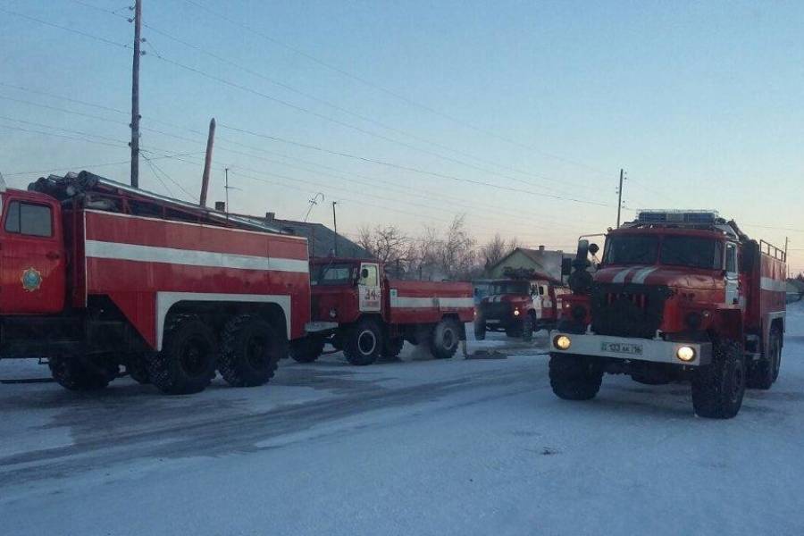 Новости Казахстана / В Туркестанской области произошел страшный пожар