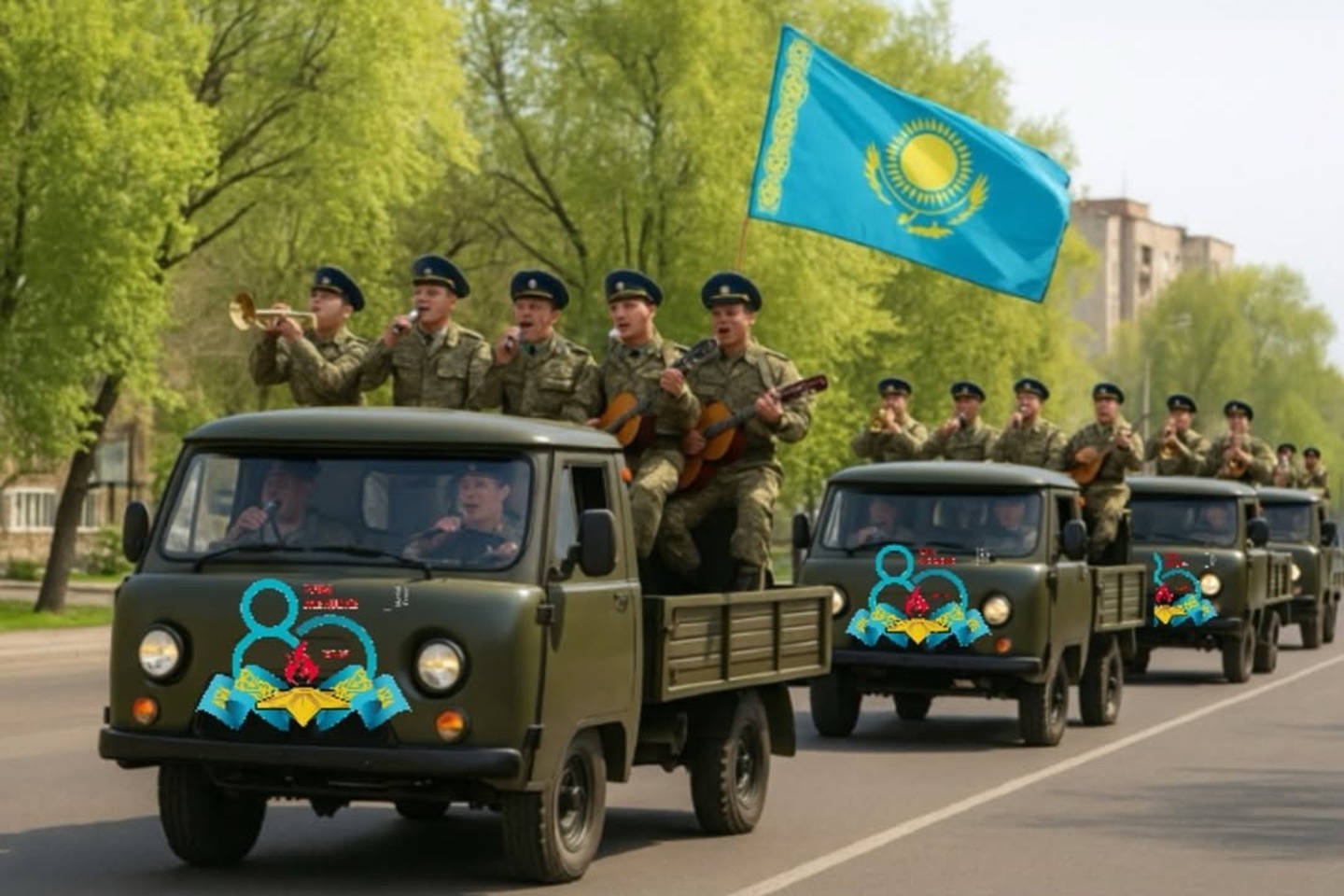Усть-Каменогорск и ВКО / Көшпелі концерт Өскеменнің әр ауданын аралап өтеді