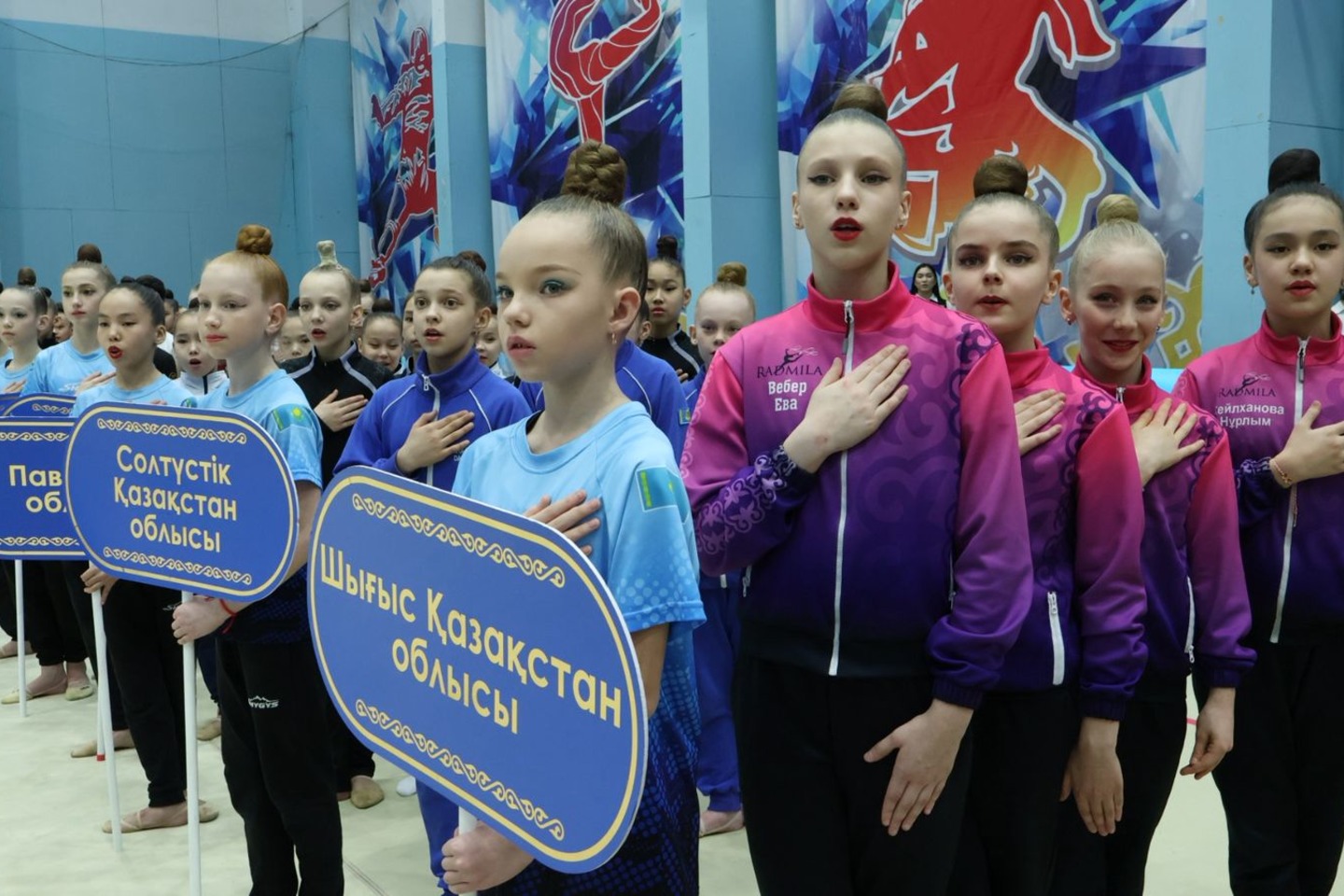 Усть-Каменогорск и ВКО / ШҚО-да көркем гимнастикадан республикалық чемпионат басталды