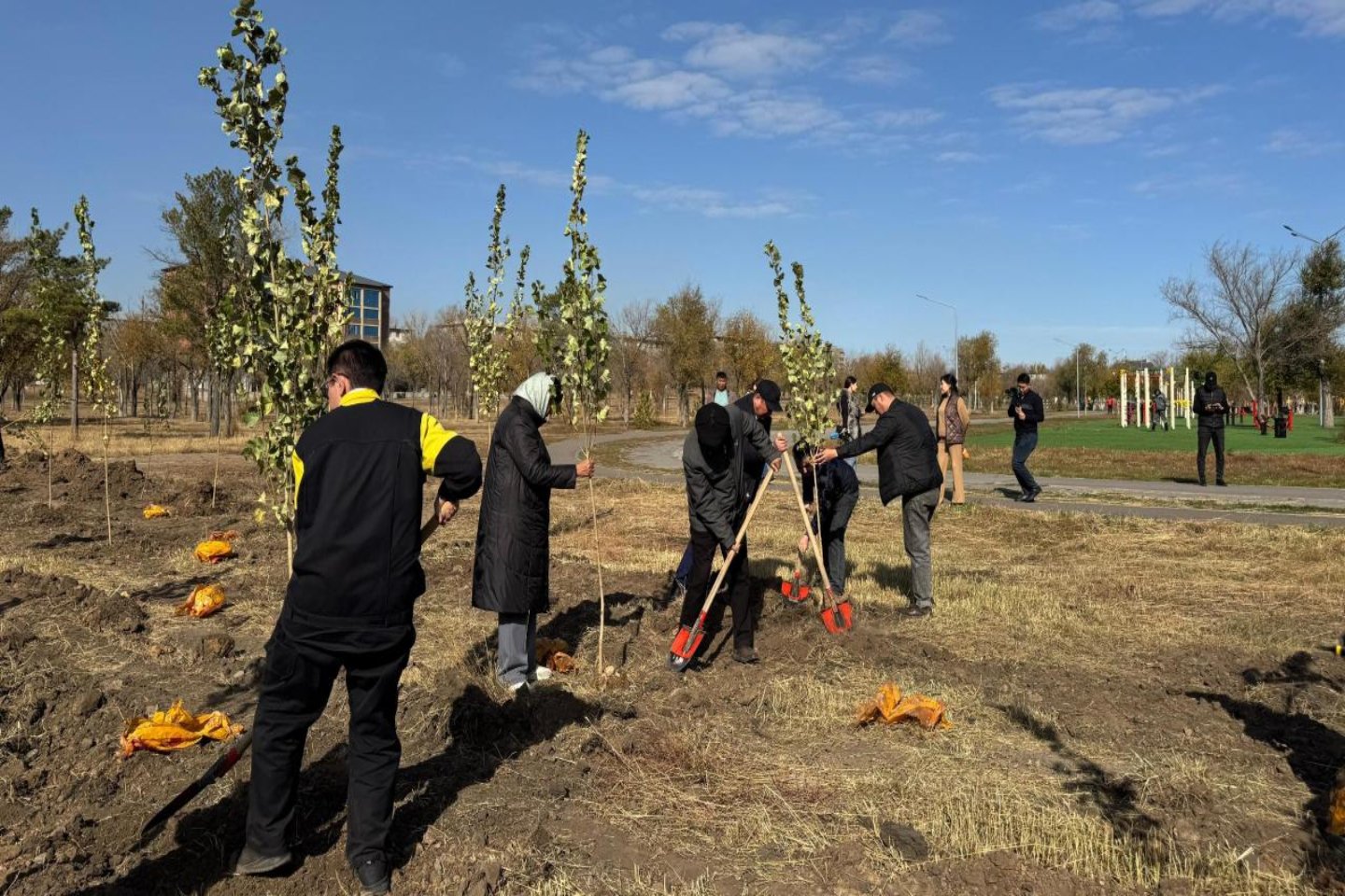 Новости Казахстана / В Караганде высадили тысячу новых деревьев