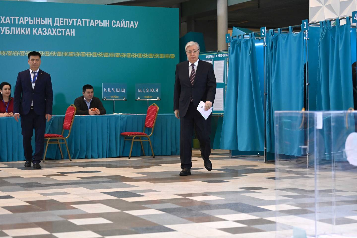 Новости Казахстана / Политика в Казахстане / Президент Казахстана отдал свой голос на выборах