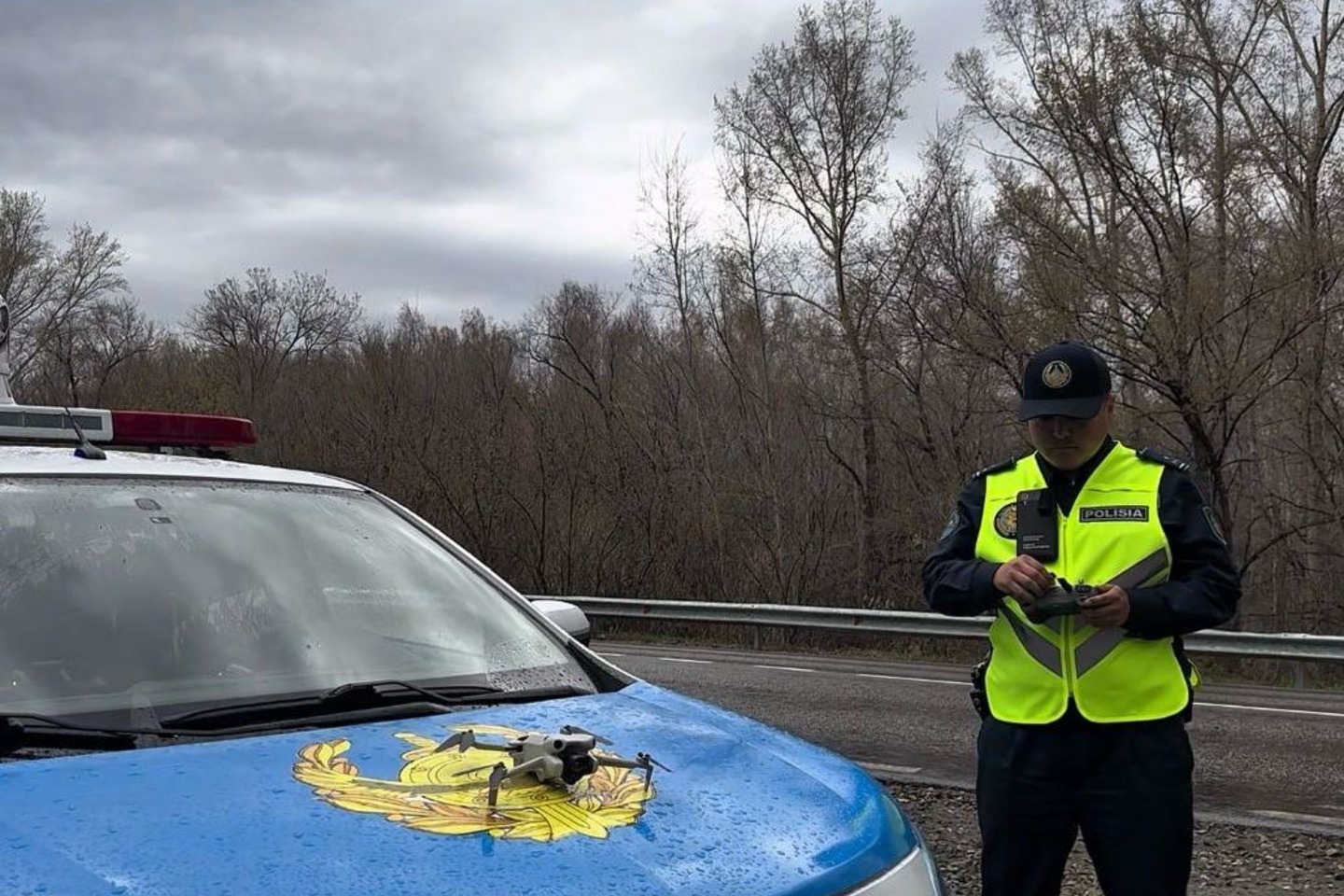 Усть-Каменогорск и ВКО / ШҚО-да жолдағы қауіпсіздік әуеден дронмен бақылануда Усть-Каменогорск и ВКО / ШҚО-да жолдағы қауіпсіздік әуеден дронмен бақылануда