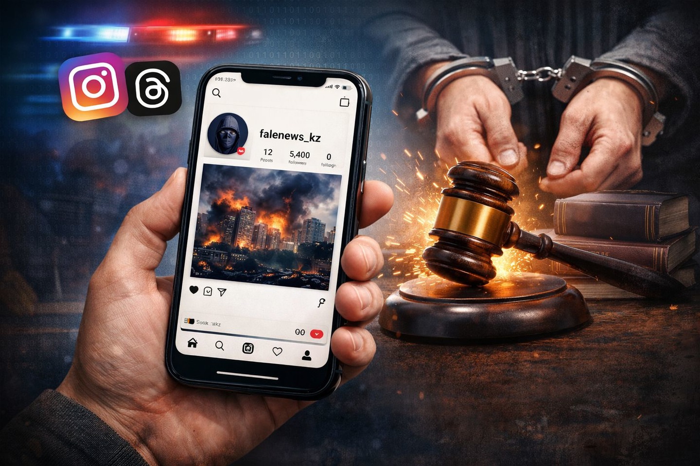 Новости Казахстана / Threads-тегі фейк: жалған аккаунттан жазған адам анықталды