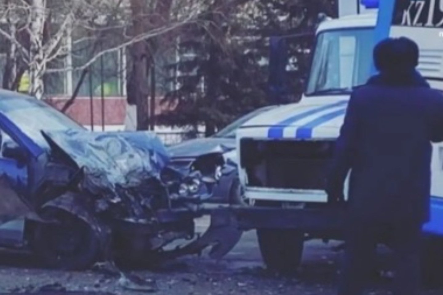 Происшествия в Казахстане и мире / ДТП / Один пострадавший: пять машин столкнулись в Павлодаре