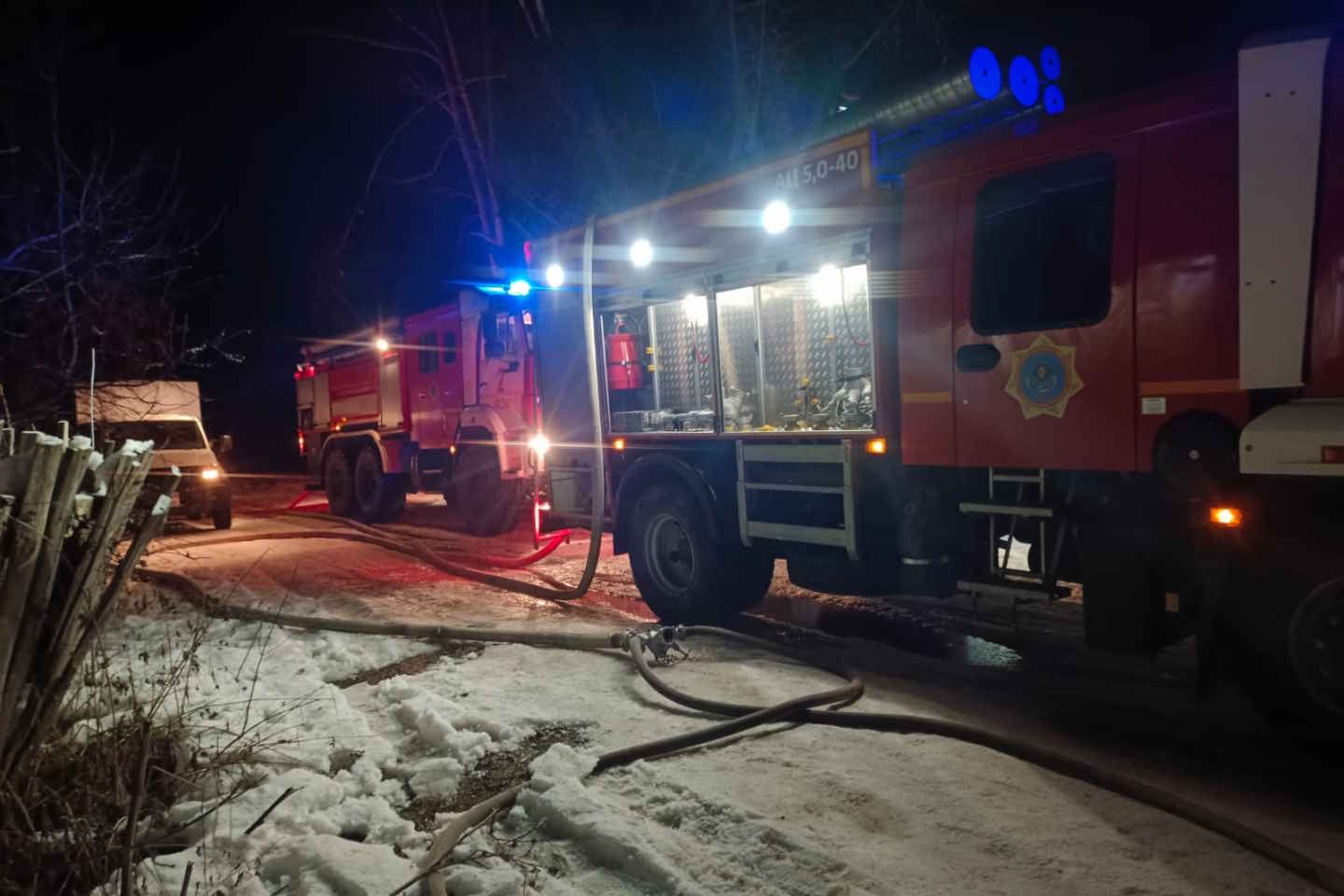 Усть-Каменогорск и ВКО / 2 пожара пришлось тушить в районе Алтай