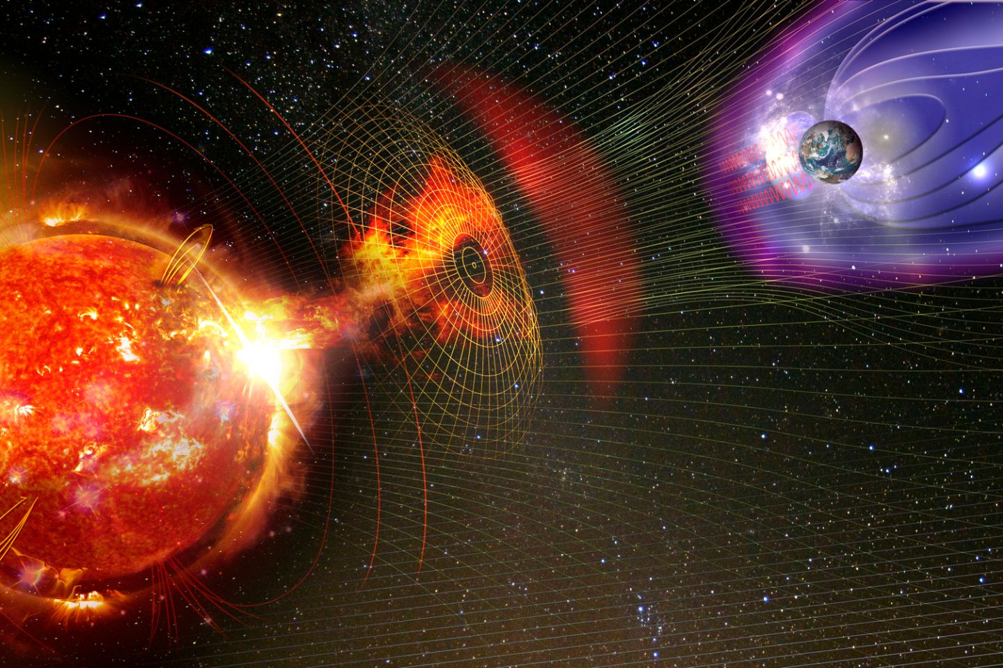 Новости мира / На Землю надвигается самая мощная за год геомагнитная буря Новости мира / На Землю надвигается самая мощная за год геомагнитная буря