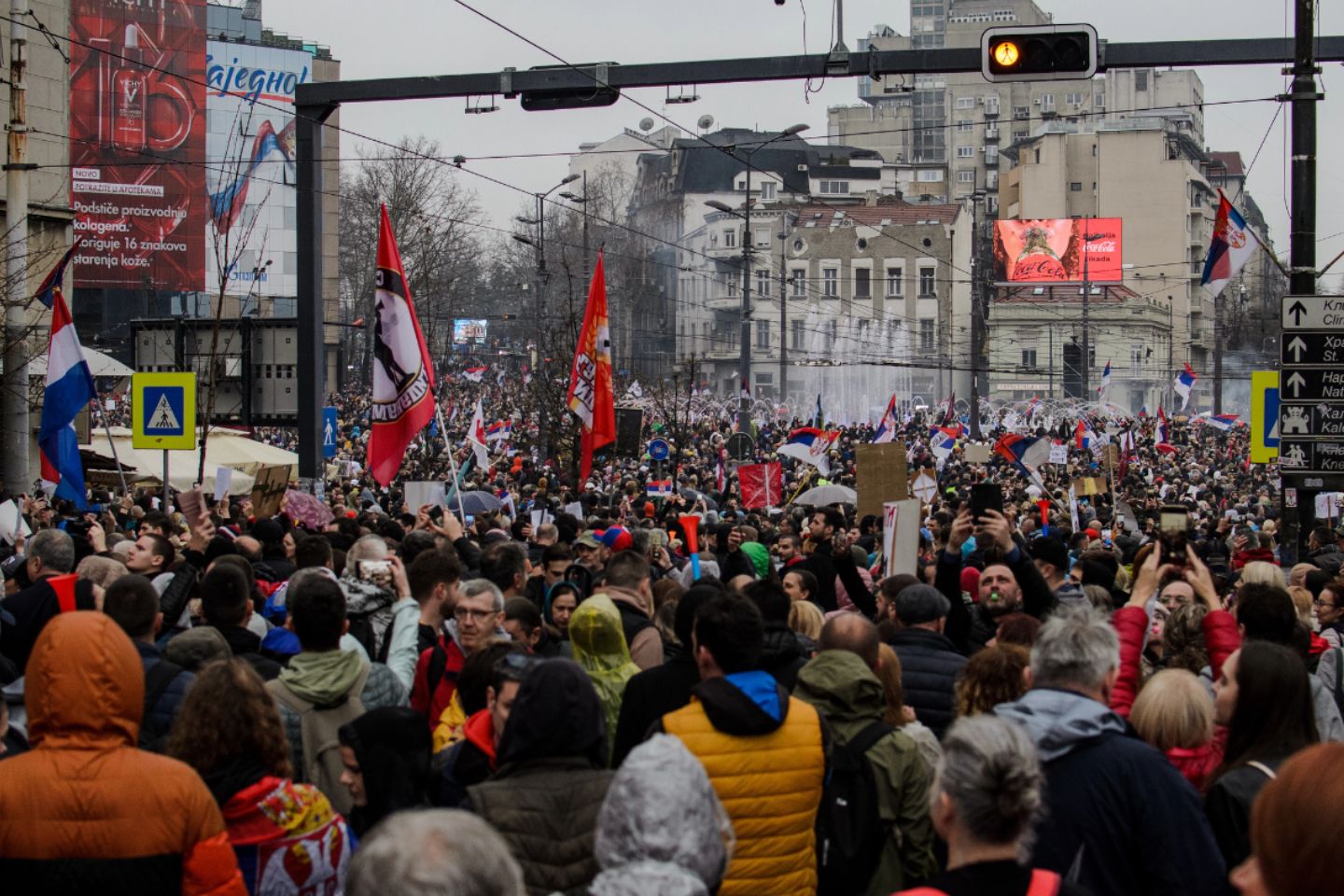 Новости мира / Смерть студентки вызвала волну протестов в столице Сербии