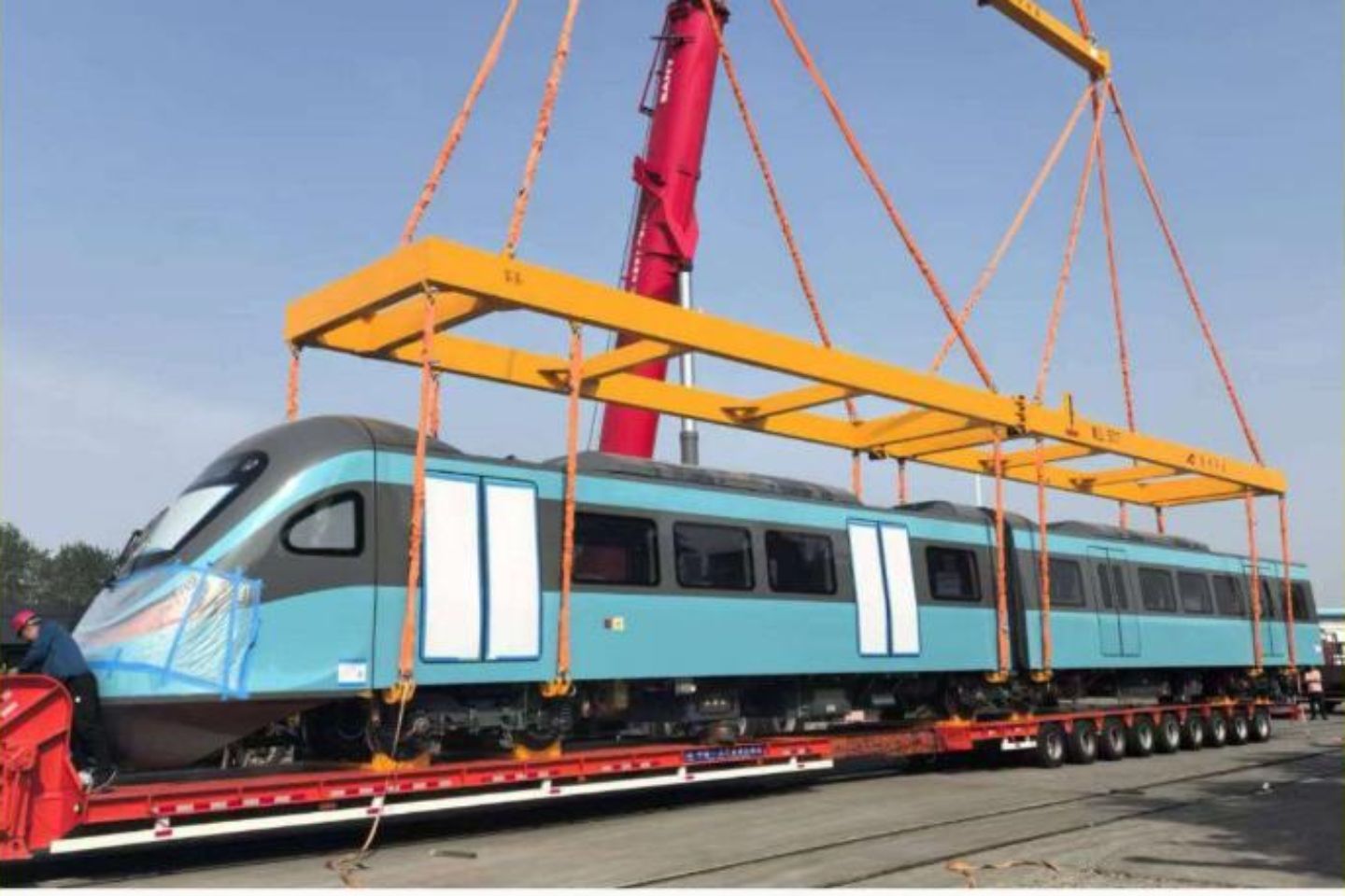 Новости Казахстана / В Астану прибыли еще два состава для тестирования LRT Новости Казахстана / В Астану прибыли еще два состава для тестирования LRT