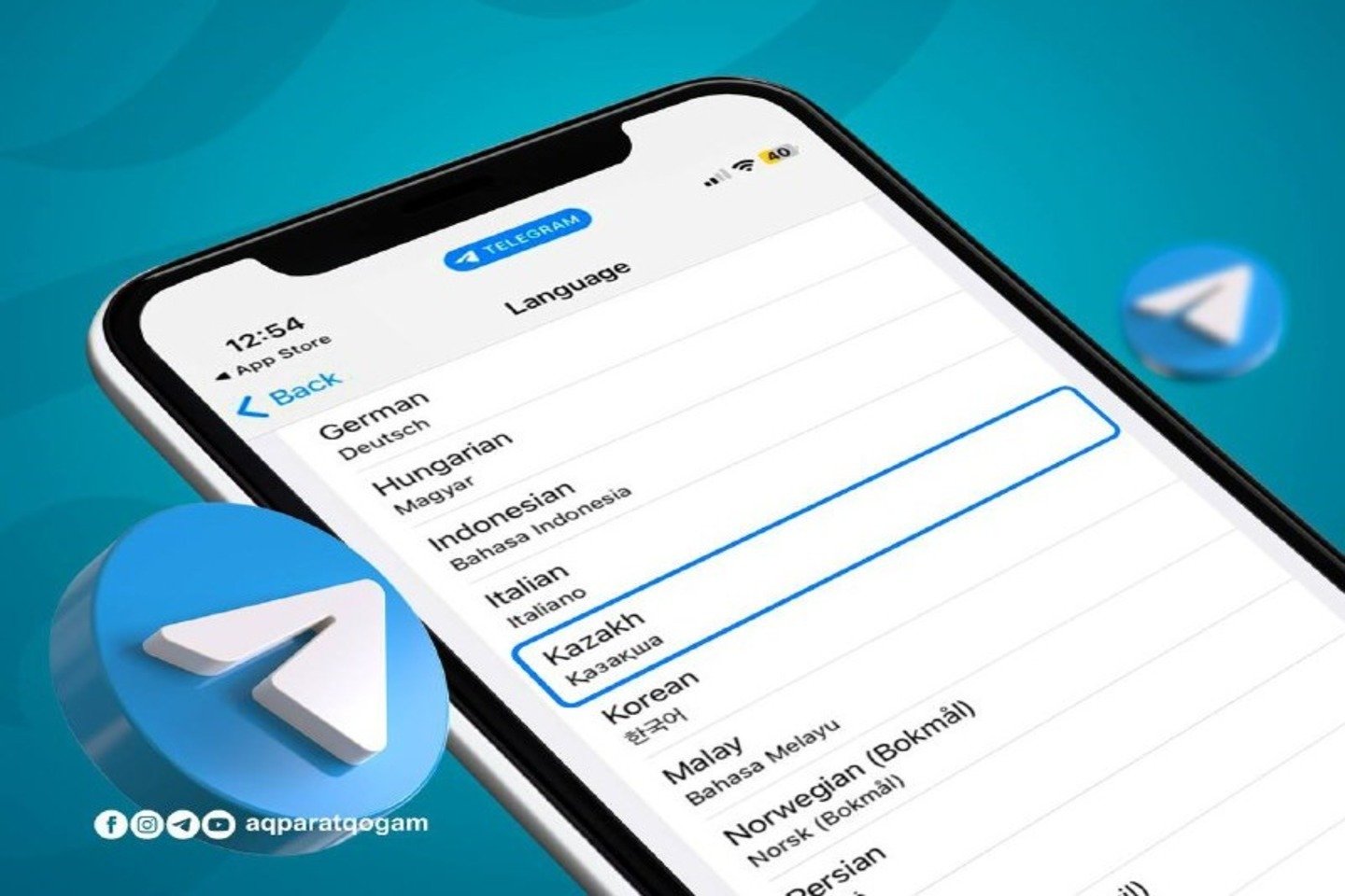 Қазақ тілі Telegram тілдерінің тізіміне ресми түрде енгізілді - Устинка Live