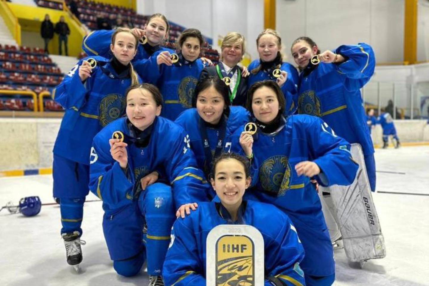 Новости Казахстана / Общество в Казахстане / Казахстанская женская сборная по хоккею победила на чемпионате мира