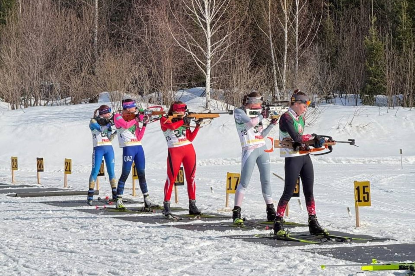 Усть-Каменогорск и ВКО / Риддер / Риддерде жасөспірімдер арасында биатлоннан Қазақстан чемпионаты аяқталды