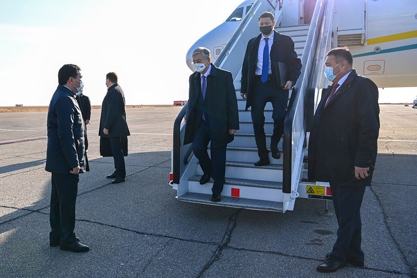 Новости Казахстана / Президент Казахстана прибыл в город Жезказган
