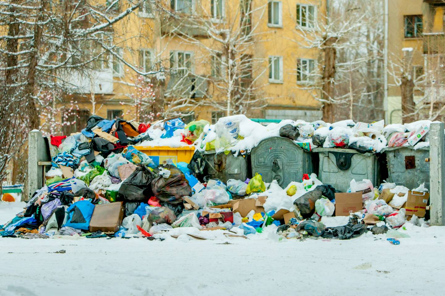 Газета / Почему Усть-Каменогорск снова утопает в мусоре?