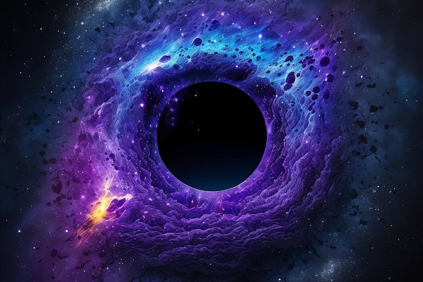 Новости мира / Интересные новости / Астрономы обнаружили в ранней Вселенной две сверхмассивные черные дыры
