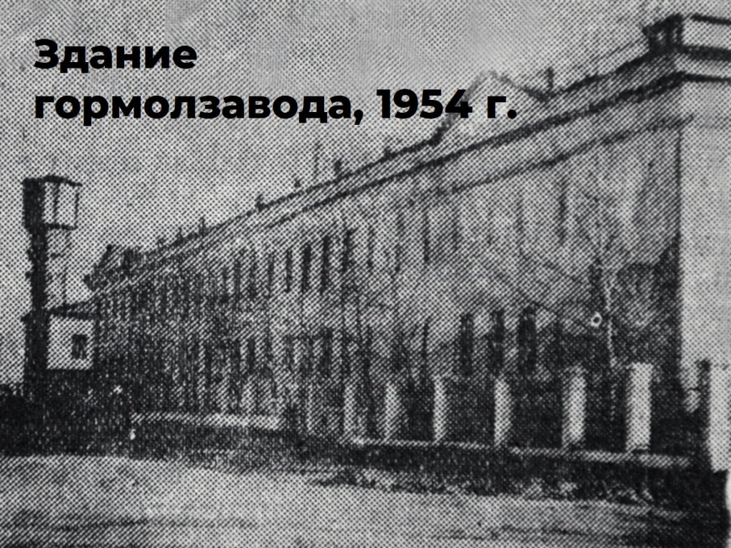 6 Гормолзавод, 1954