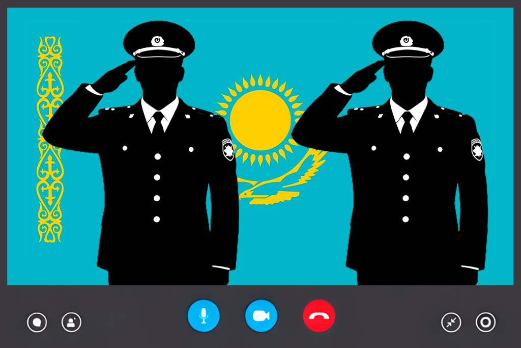 двое полицейских