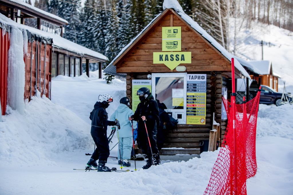 горные лыжи