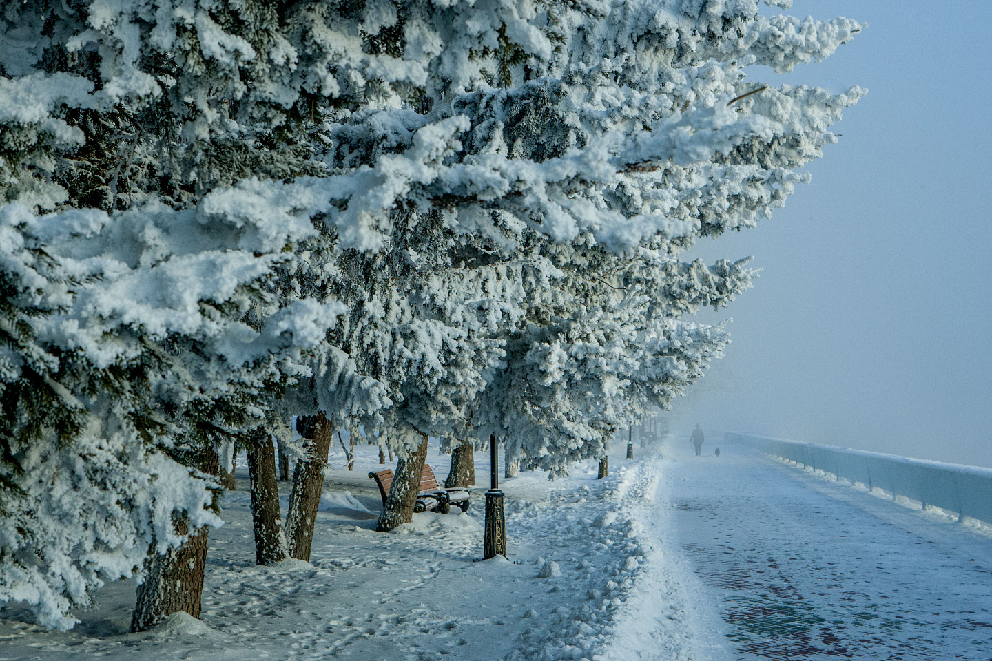 Усть-Каменогорск и ВКО / Шығыс Қазақстанда аяздың беті қайтпай тұр